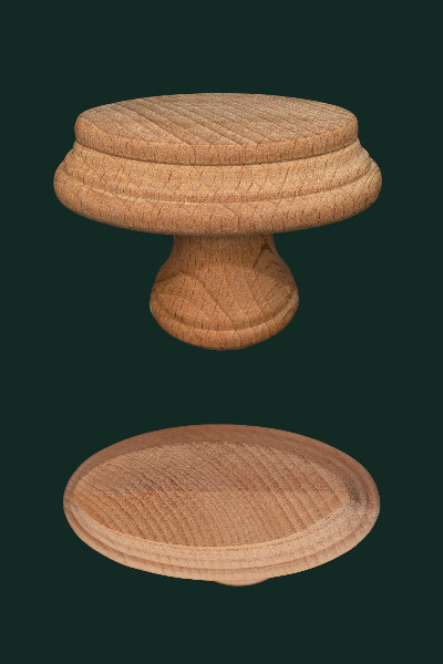 Deurkruk klassiek Rill beuken hout