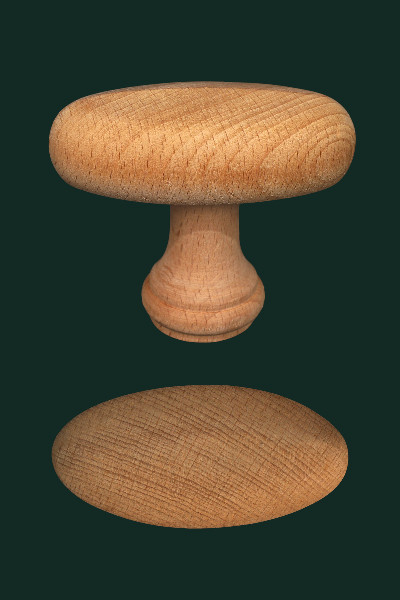 Deurkruk ZGB ovaal beuken per paar