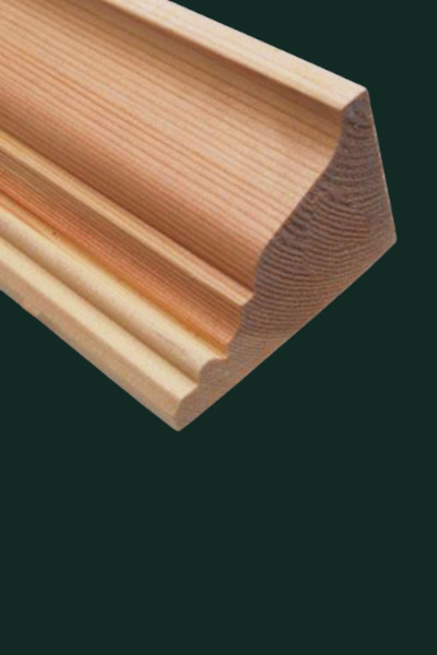 Houten sierlijst Kooflijst kraal grenen