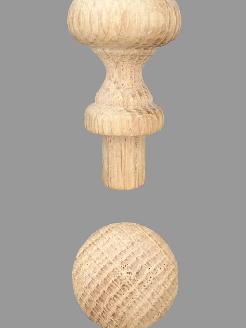 Kastknopje K25 eiken