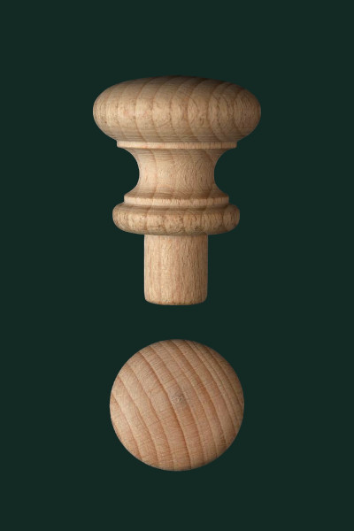 Kastknopje-rond-beuken-34mm - www.houtdraaien.nl