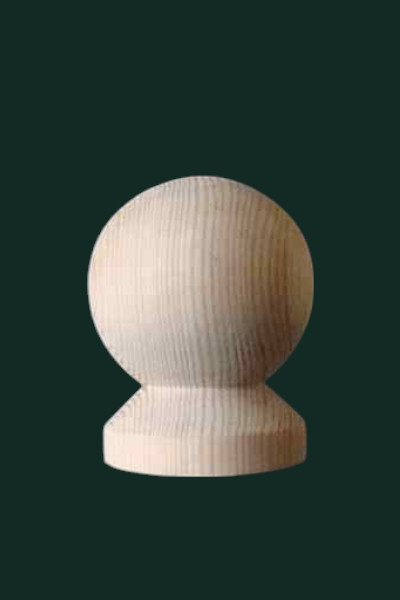 Hoofdbaluster knop 1 - grenen