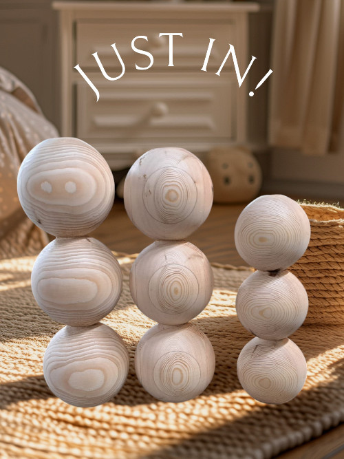 Ronde houten bollen gedraaid door www.houtdraaien.nl