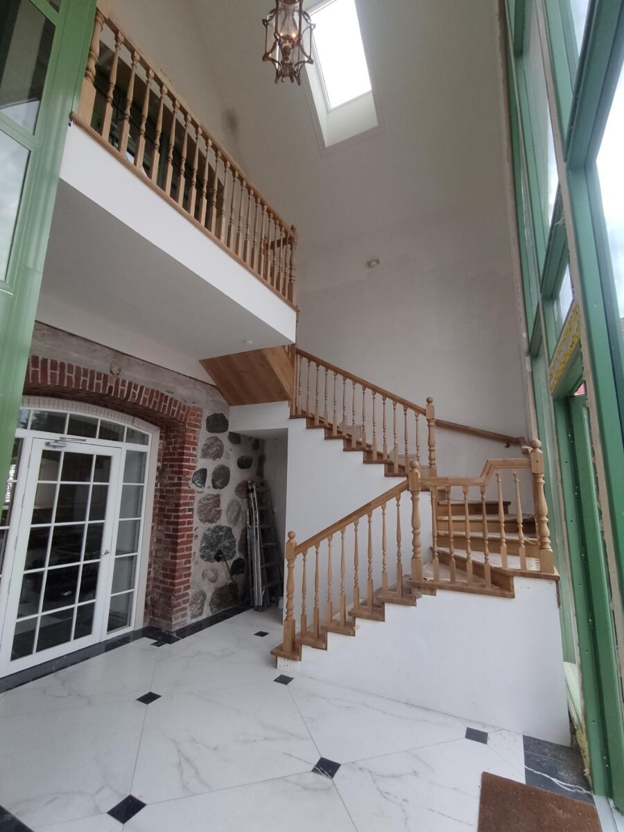 Trapbalusters gedraaide houten trapspijlen